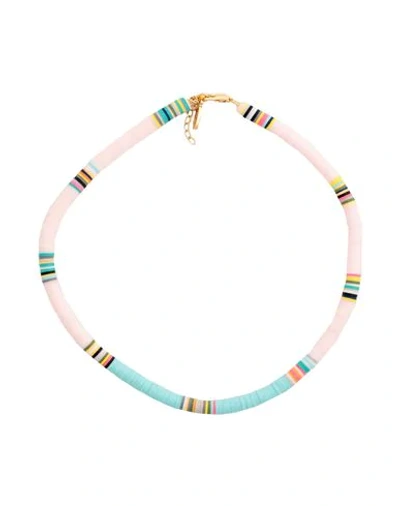Shop Allthemust Necklace In Light Pink