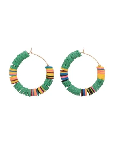 Shop Allthemust Earrings In Turquoise