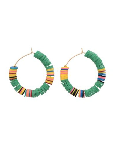 Shop Allthemust Earrings In Turquoise