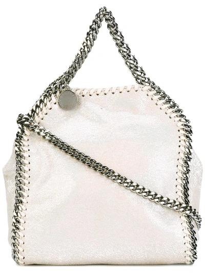 Shop Stella Mccartney Mini Falabella Handbag In Metallic