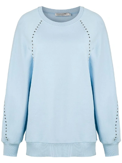 Shop Reinaldo Lourenço Oversized Sweatshirt In Blue