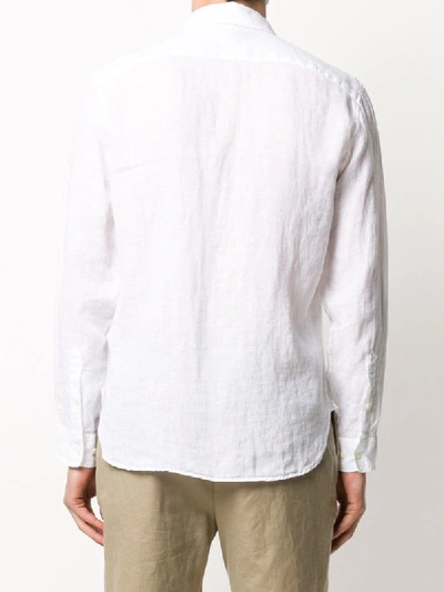 Shop Belstaff Long Sleeve Shirt In White