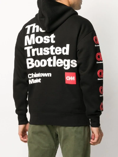 Shop Chinatown Market Logo Hoodie In Black