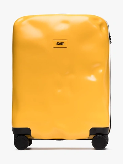 Shop Crash Baggage Yellow Icon Rolling Cabin Suitcase