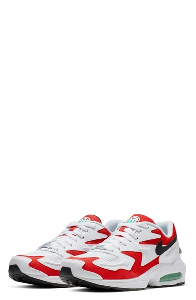 Shop Nike Air Max 2 Light Sneaker In 101 White/black