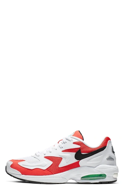 Shop Nike Air Max 2 Light Sneaker In 101 White/black