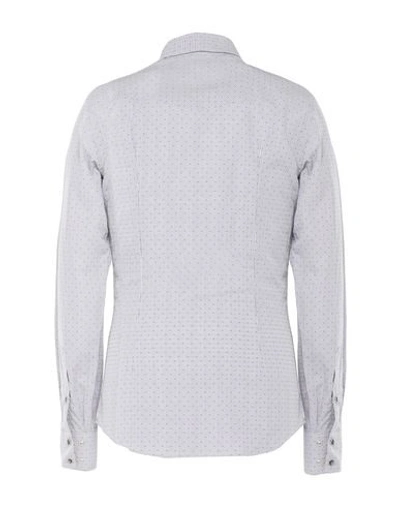 Shop Dolce & Gabbana Checked Shirt In Grey