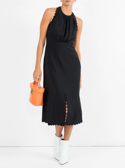 Shop Chloé Scalloped Dress