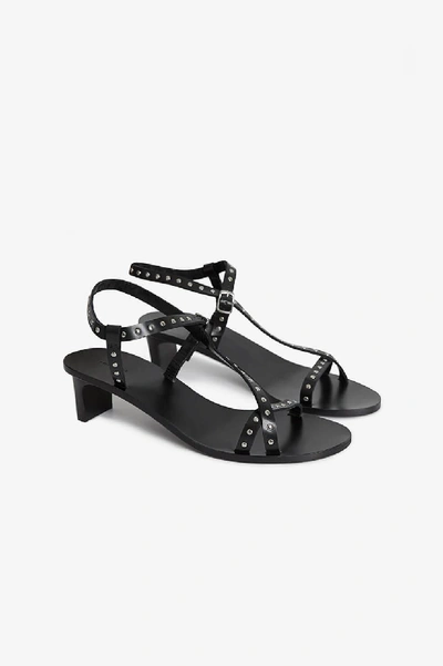 Shop Anine Bing Remi Sandals In Black