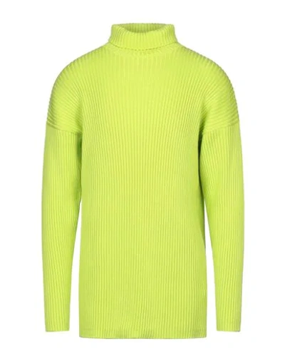 Shop Balenciaga Turtlenecks In Acid Green