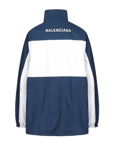 Shop Balenciaga Jackets In Blue