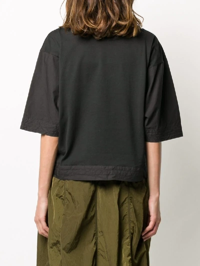 Shop Andrea Ya'aqov Drawstring-hem Short-sleeve T-shirt In Black