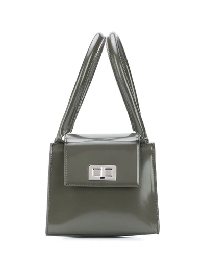 Shop By Far Sabrina Tote Bag In Green