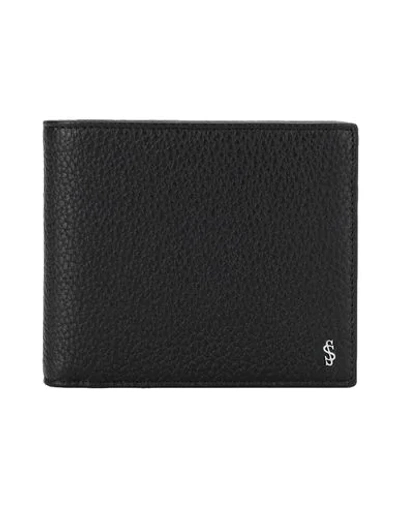 Shop Serapian Wallets In Black