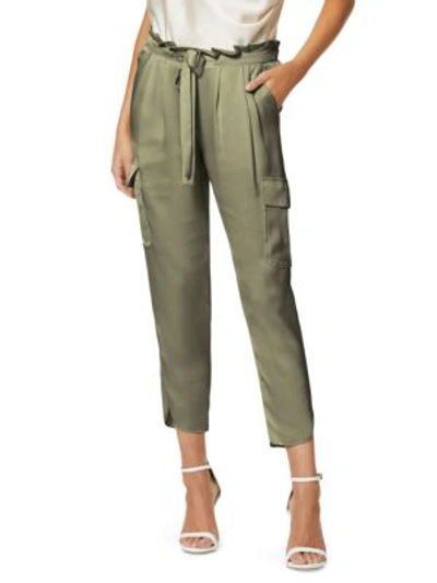 Shop Ramy Brook Women's Allyn Satin Pants In Sage