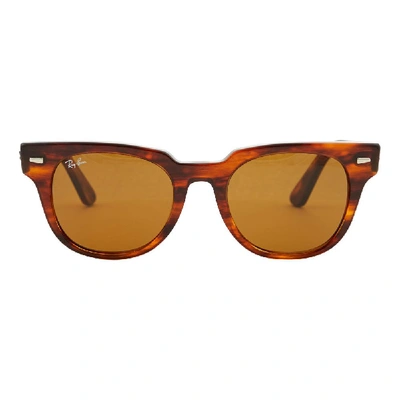 Shop Ray Ban Sunglasses Meteor – Havana Brown