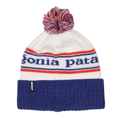 Shop Patagonia Beanie Powder Town In Blue