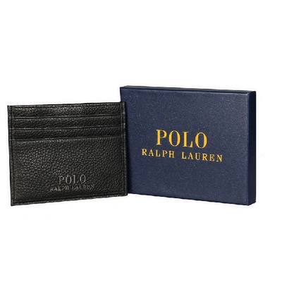 Shop Ralph Lauren Card Case Wallet – Black