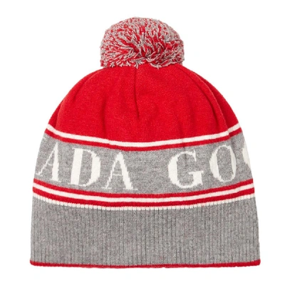 Shop Canada Goose Hat – Red / Grey
