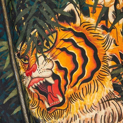 Shop Dsquared2 Jacket Tiger Print In Orange