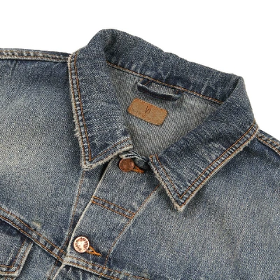 Shop Nudie Jeans Jacket Billy In Blue