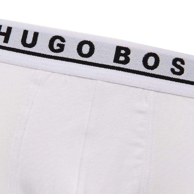 Shop Hugo Boss Bodywear Three Pack Trunks In Grey