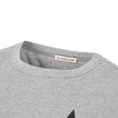 Shop Moncler T Shirt In Grey