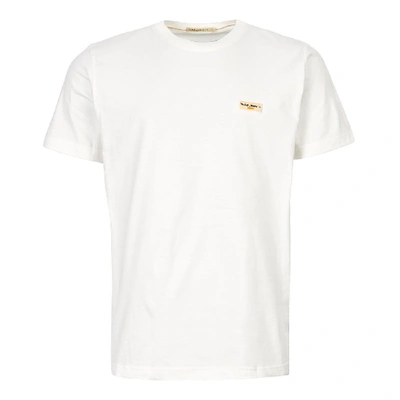 Shop Nudie Jeans T-shirt In Cream