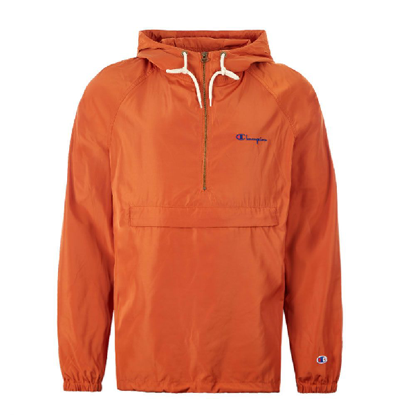 Champion Hooded Jacket In Orange | ModeSens