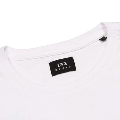 Shop Edwin T-shirt Japanese Sun In White