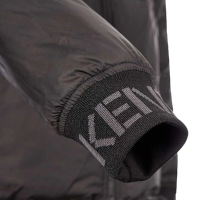 Shop Kenzo Reversible Bomber Jacket In Beige