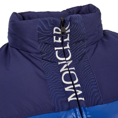 Shop Moncler Jacket Bruel In Blue