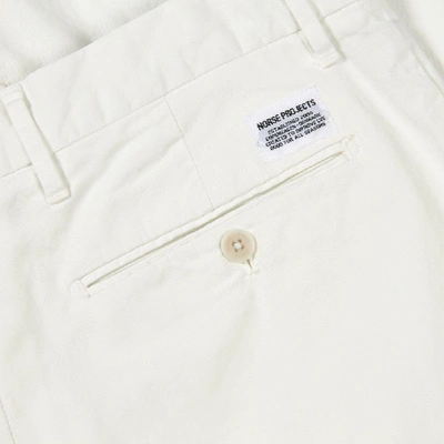 Shop Norse Projects Chinos Aros In White