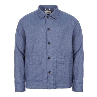 Shop Albam Overshirt In Blue