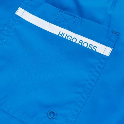 Shop Hugo Boss Swim Shorts In Blue