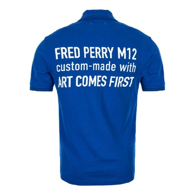 Fred Perry Art Comes First Polo - Regal Blue | ModeSens