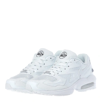 Shop Nike Air Max2 Light Trainers In White