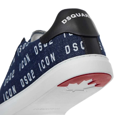 Shop Dsquared2 Trainers In Blue