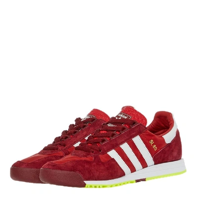 Shop Adidas Originals Sl 80 Trainers In Red