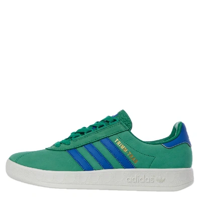 Shop Adidas Originals Trimm Trab Trainers – Green / Blue