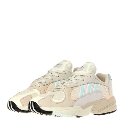 Shop Adidas Originals Yung 1 Trainers In White