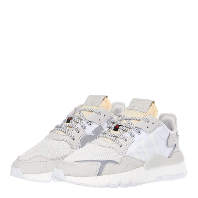 Shop Adidas Originals Nite Jogger Trainers – Cream / White