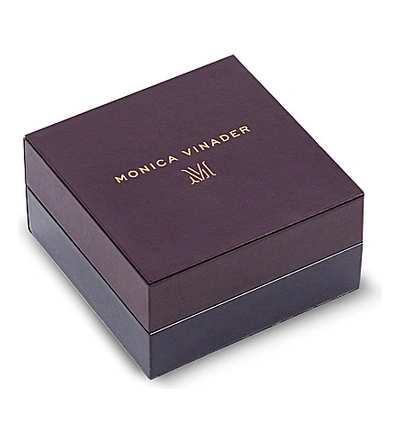 Monica Vinader Womens Riva Kite Chain Sterling Silver Pavé Diamond Bracelet