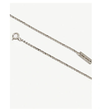 Shop Isabel Marant Buffalo Horn Necklace In Black/silver