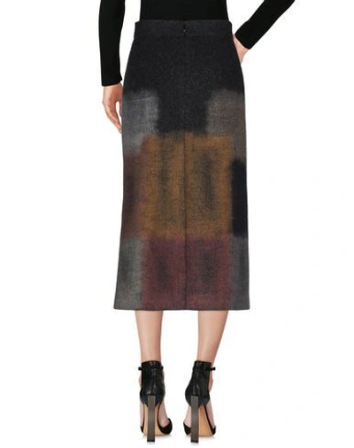 Shop Dior 3/4 Length Skirts In Maroon