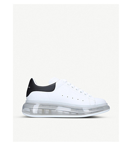 alexander mcqueen white and pink trainers