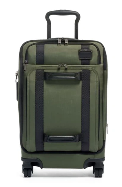 Shop Tumi Merge 22-inch Front Lid Recycled Dual Access 4-wheeled Carry-on In Forest