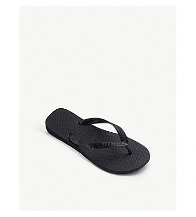 Shop Havaianas Top Rubber Flip-flops In Navy Blue