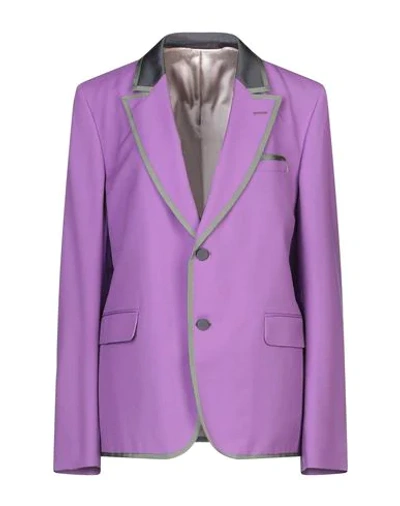 Shop Gucci Blazer In Purple