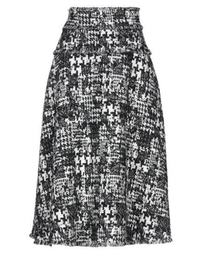 Shop Dolce & Gabbana Midi Skirts In Black